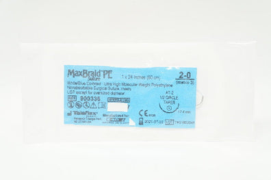 Teleflex 900336 2-0 MaxBraid PE Co-Braid Stre AT-2 1/2c Taper 17.4mm, 24inch (x)